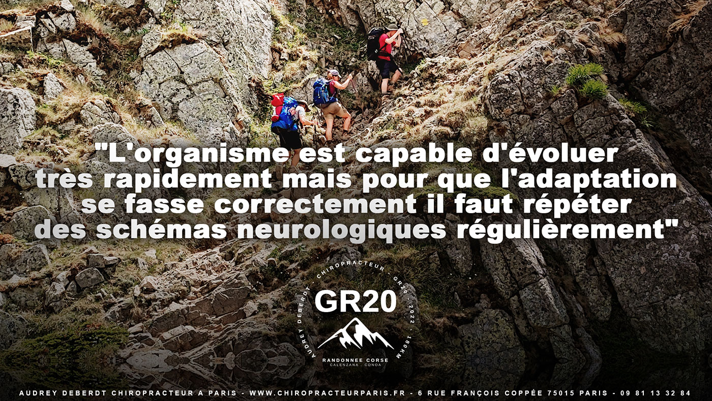 shema neurologique sport GR20